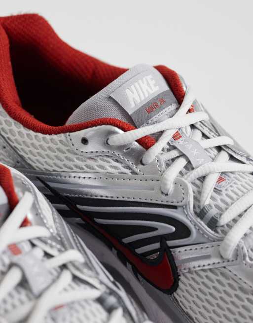Nike Air Max Moto 2K sneakers in gray and red, 3 of 5