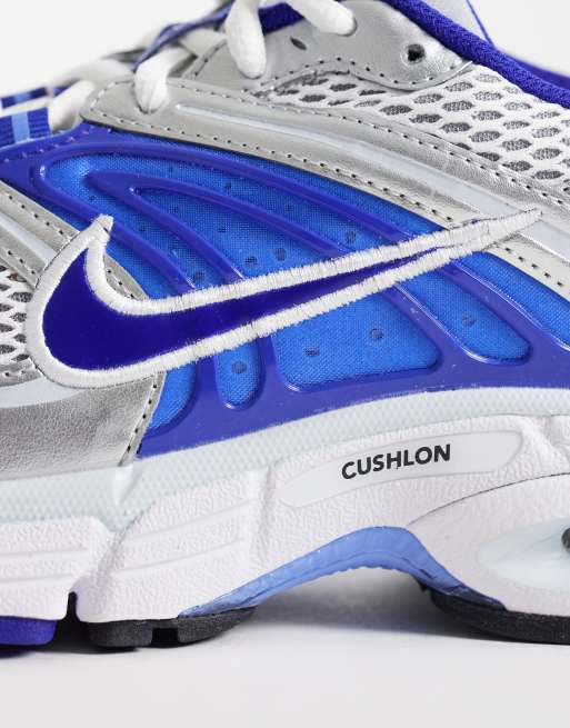Nike Air Max Moto 2K sneakers in white and blue, 3 of 5