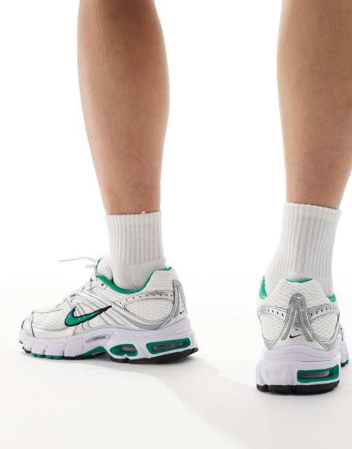Nike Air Max Moto 2K sneakers in white and green
