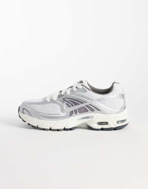 Nike Air Max Moto 2K sneakers in white and metallic silver - view 1