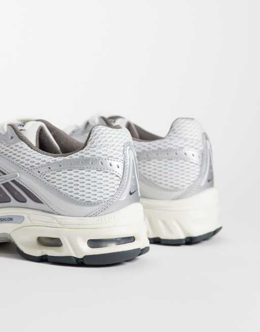 Nike Air Max Moto 2K sneakers in white and metallic silver, 2 of 5