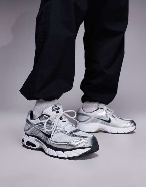 Nike Air Max - Moto 2K - Sneakers in zilver en lichtblauw, 3 van 5