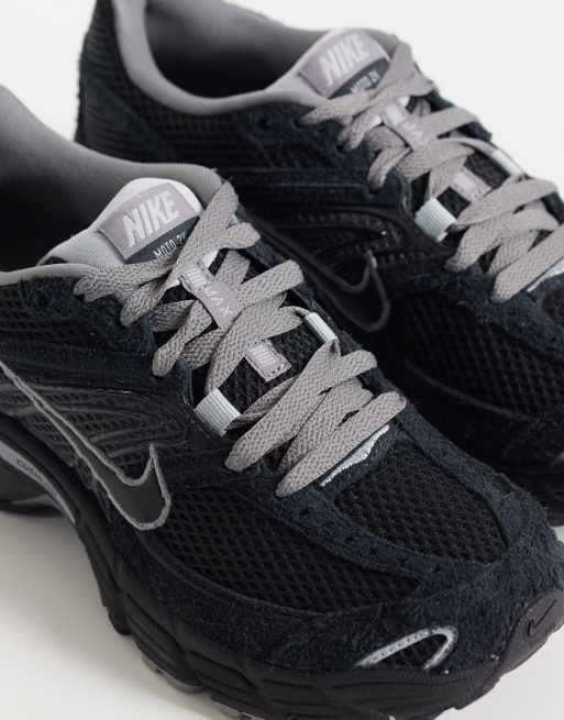 Nike Air Max Moto 2K suede mix trainers in black, 3 of 5