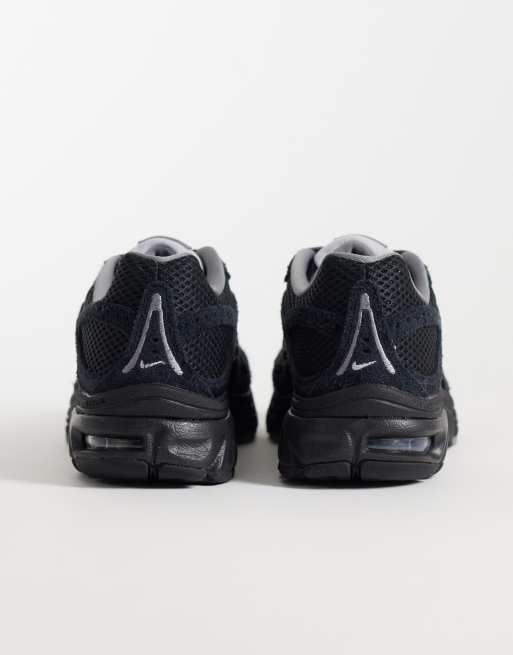 Nike Air Max Moto 2K suede mix trainers in black, 4 of 5