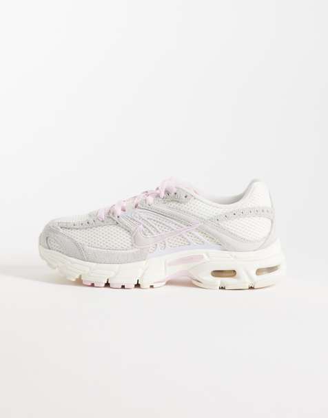 Nike Air Max Moto 2K suede mix trainers in light brown & pink - view 1