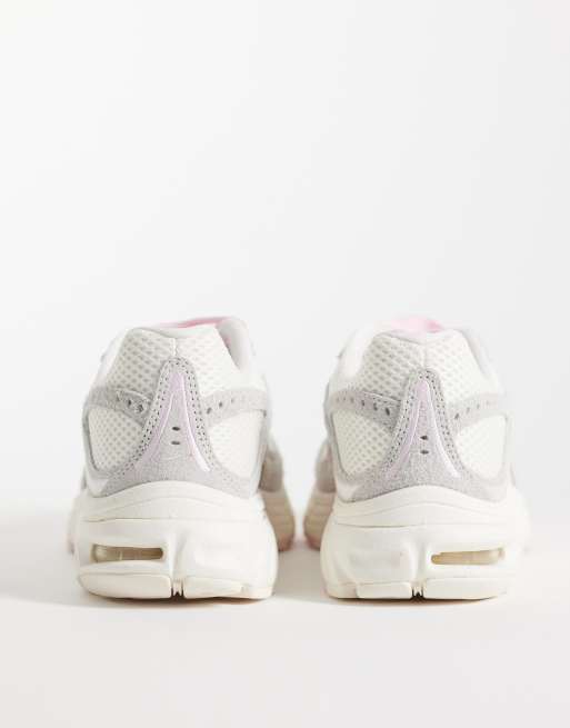 Nike Air Max Moto 2K suede mix trainers in light brown & pink, 2 of 5