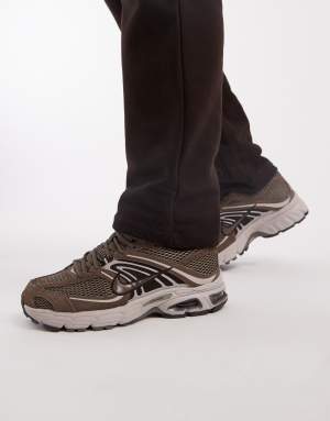 Nike Air Max Moto 2K suede trainers in brown and grey