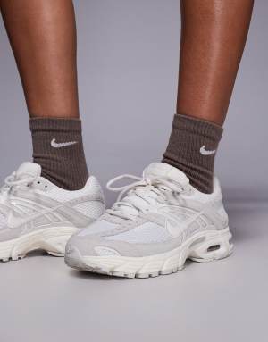 Nike Air Max Moto 2K suede trainers in off white