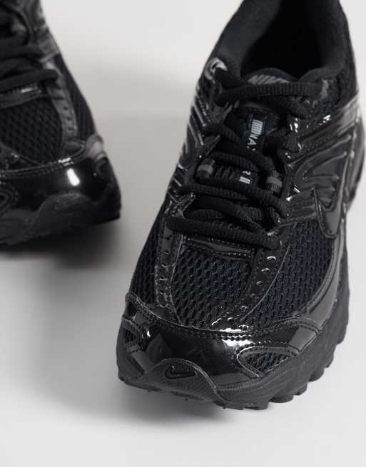 Nike Air Max Moto 2K trainers in black and silver metallic, 3 of 5