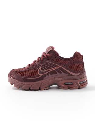 Nike Air Max Moto 2K trainers in burgundy-Red