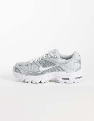 Nike Nike Air Max Moto 2K trainers in grey and silver metallic