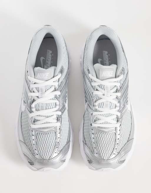 Nike Air Max Moto 2K trainers in grey and silver metallic, 3 of 5