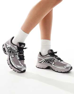 Nike - Air Max Moto 2K - Unisex-Sneaker in Silber und Flieder-Neutral