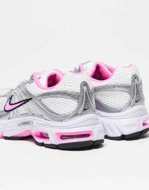 Nike Air Max Moto 2K unisex trainers in white and pink | ASOS