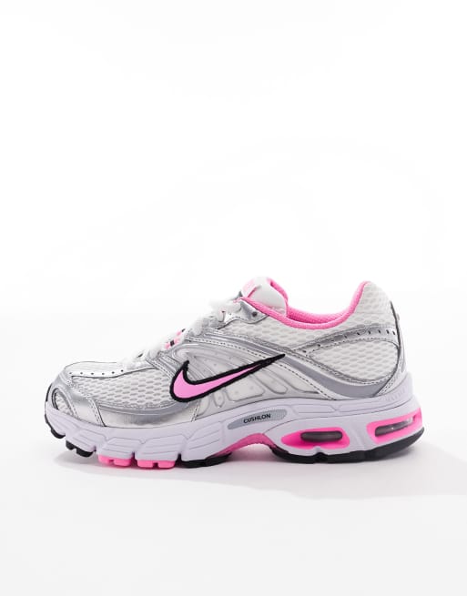 Nike Air Max Moto sneakers in white and pink | ASOS