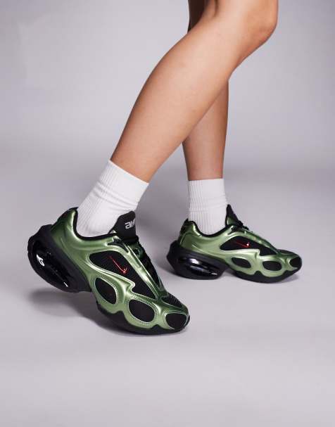 Nike Air Max - Muse - Grønne og sorte unisex-sneakers - view 1