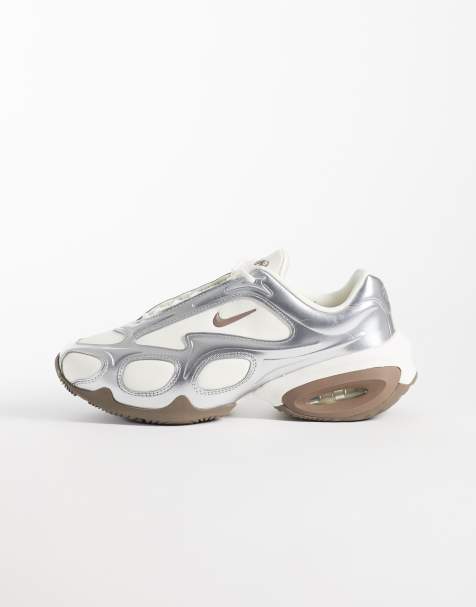 Nike Air Max Muse sneaker with silver detail in beige - view 1
