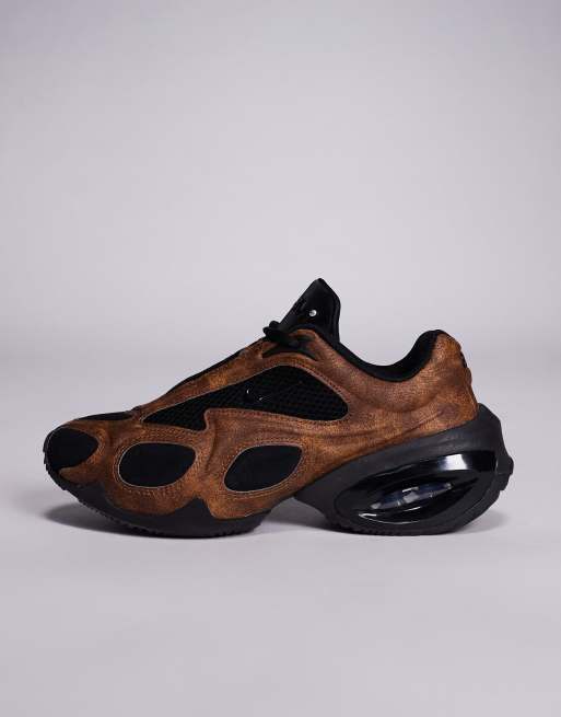 Nike Air Max Muse sneakers in brown and silver
