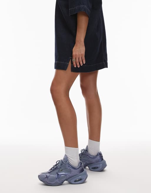 Nike Air Max Muse sneakers in gray & metallic silver