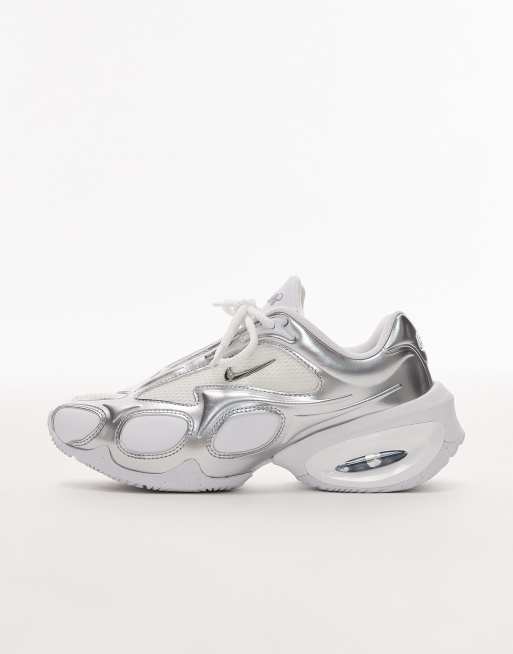 Nike – Air Max – Muse – Unisex – Vita och silvermetalliska sneakers, 2 av 5