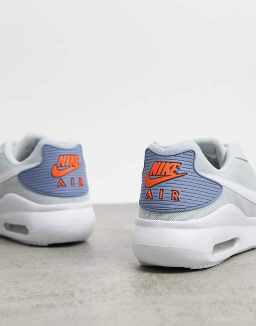 Men's air max shop oketo shoes - grey/white/orange