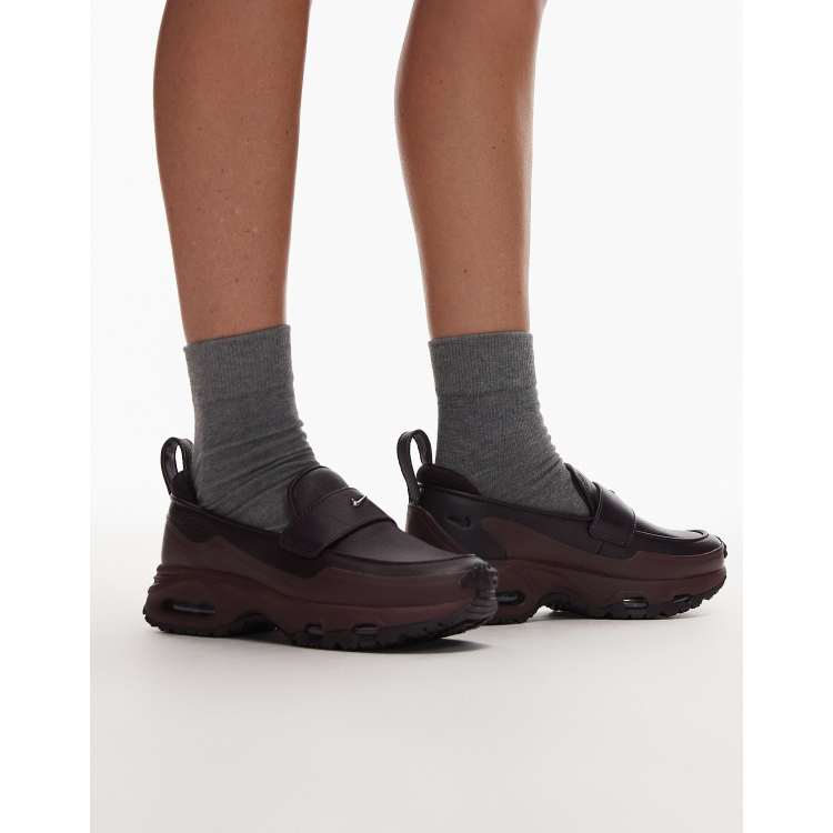 Nike Air Max Phenomena sneakers in burgundy and metallic silver | ASOS