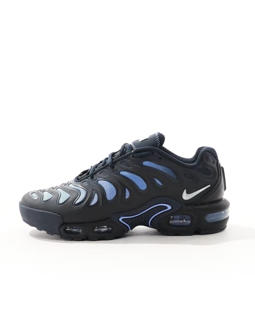 Nike Air Max Plus Drift sneakers in black and blue | ASOS