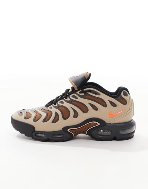 Nike Air Max Plus Drift sneakers in khaki and gray