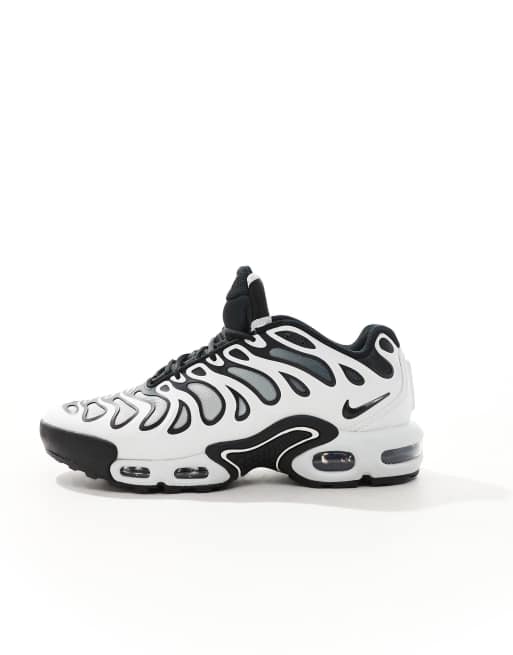 Nike Air Max Plus Drift sneakers in white and black