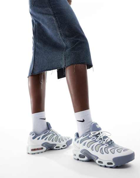 Nike Air Max Plus Drift sneakers in white and silver - view 1