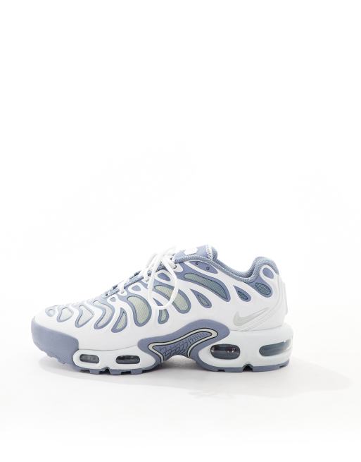 Nike Air Max Plus Drift sneakers in white and silver ASOS