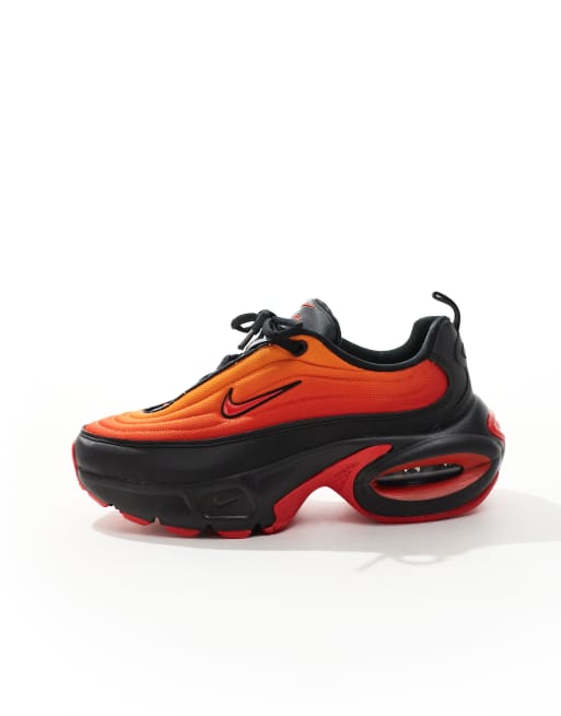 Nike Air Max Portal sneakers in black and orange