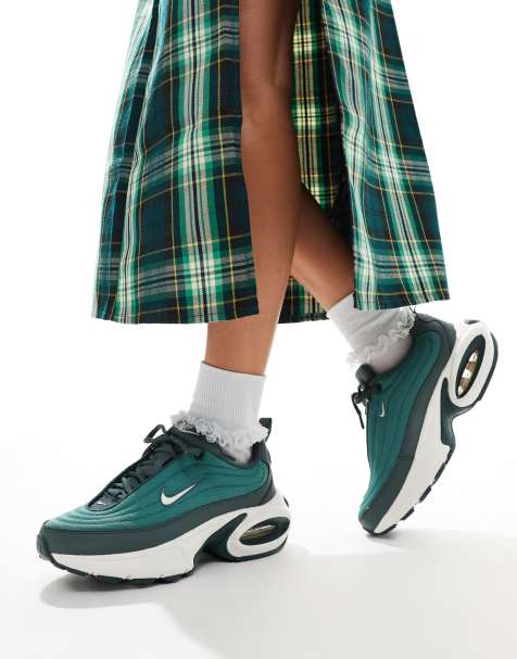 Nike Air Max Portal sneakers in green and white - view 1