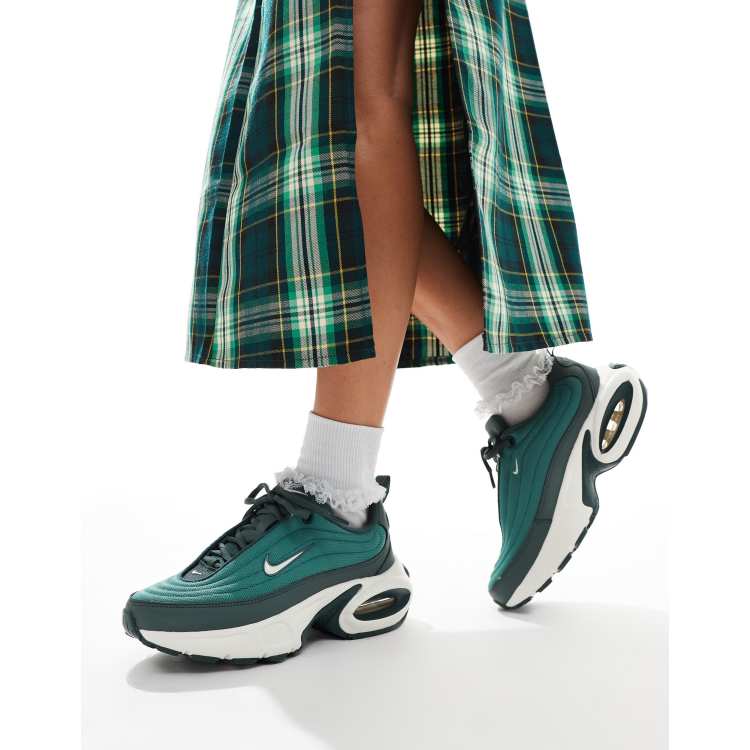 Nike Air Max Portal sneakers in green and white | ASOS