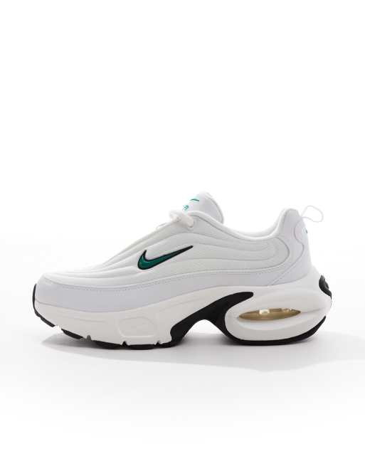 Nike Air Max Portal sneakers in white and green | ASOS
