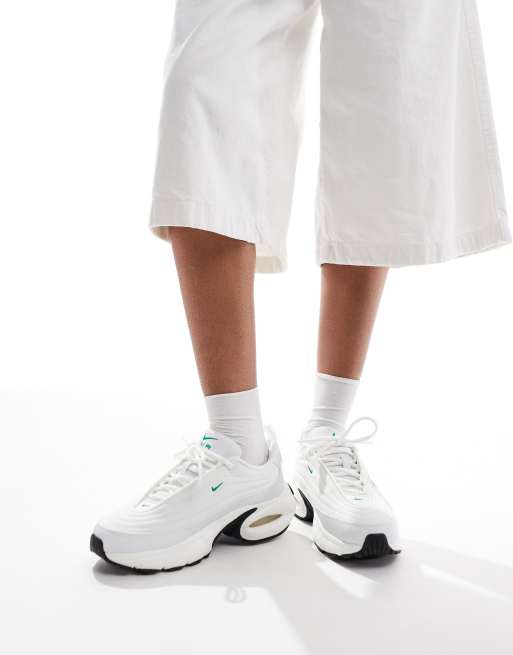 Nike Air Max Portal sneakers in white and green