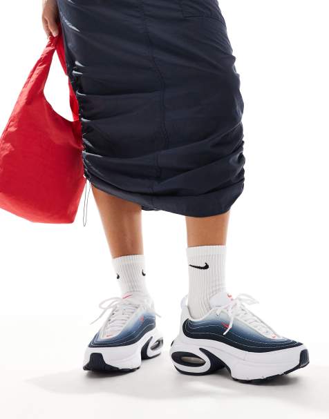 Nike Air Max Portal sneakers in white and navy - view 1