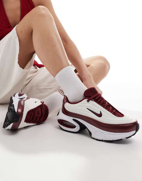 Nike Air Max Portal sneakers in white and red - view 1
