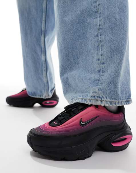 Nike Air Max Portal trainers black and pink - view 1