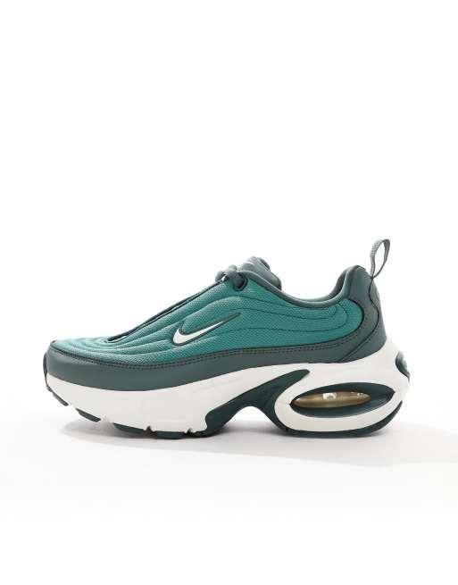 Nike Air Max Portal Uniseks sneakers in donkergroen en wit