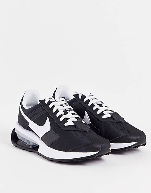 Nike Air Max Pre-Day sneakers in black, white and metallic |