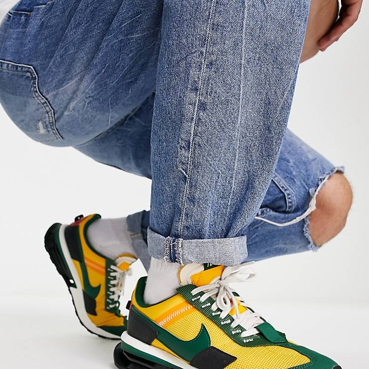 Bedrijfsomschrijving heden partij Nike Air Max Pre-Day sneakers in yellow and green | ASOS