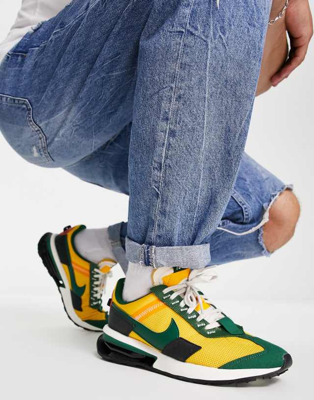 Nike Air Max Pre-Day sneakers in yellow and green