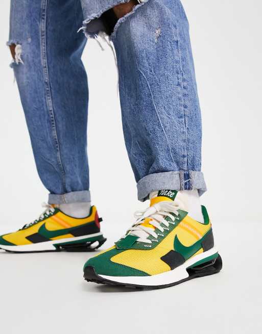 Green and yellow sales air max