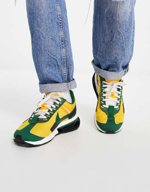 Nike shoes green deals and yellow