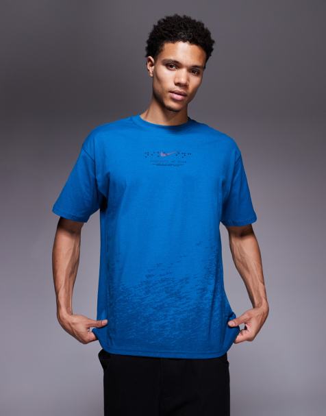 Nike Air Max print t-shirt in blue