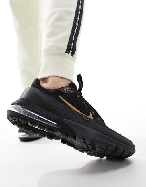 Nike air max black and store gold mens