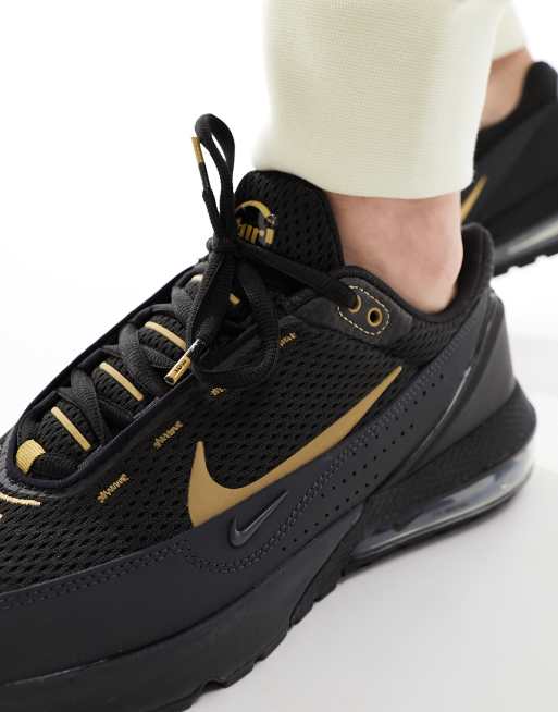 Air max 90s black hotsell and gold