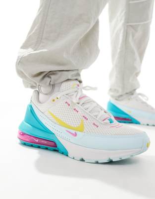 Nike Air Max Pulse Sneakers In Light Blue And Pink