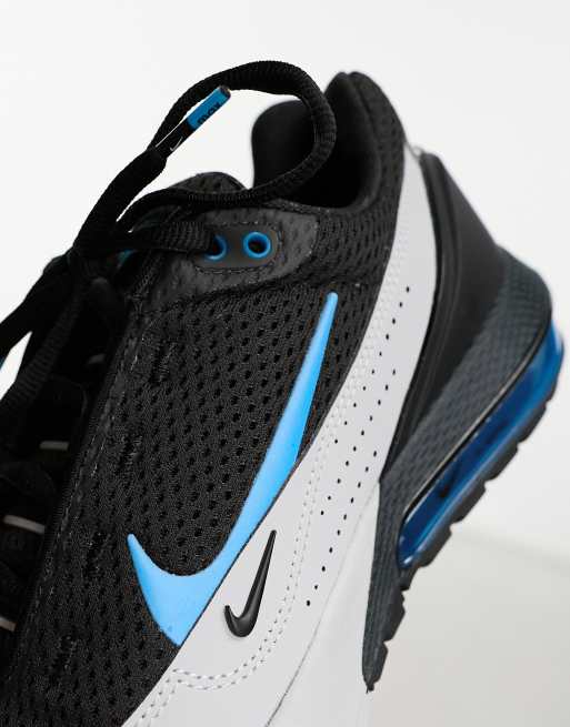 Blue and outlet black nike trainers